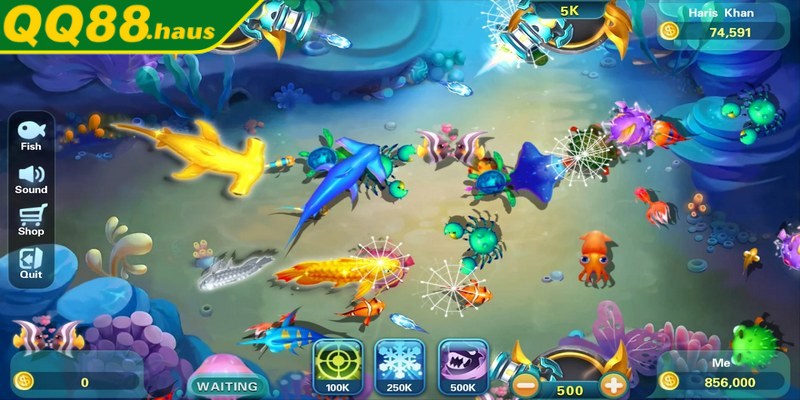 Game bắn cá Jackpot đa dạng sinh vật đi kèm mức thưởng hấp dẫn