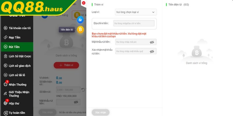 Rút tiền banking cho phép thành viên chuyển tiền về ngân hàng nhanh