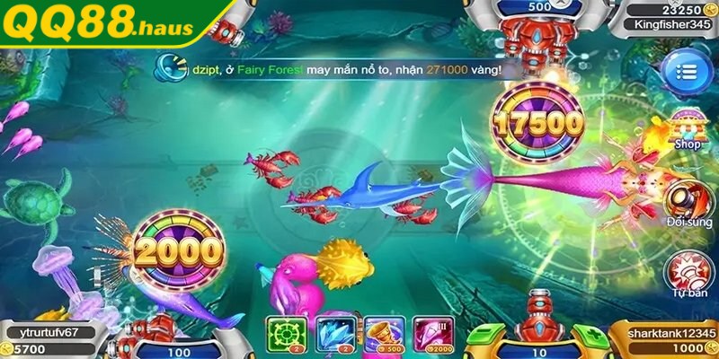 Tính năng Power-Ups nâng hỏa lực trong tình huống cần thiết